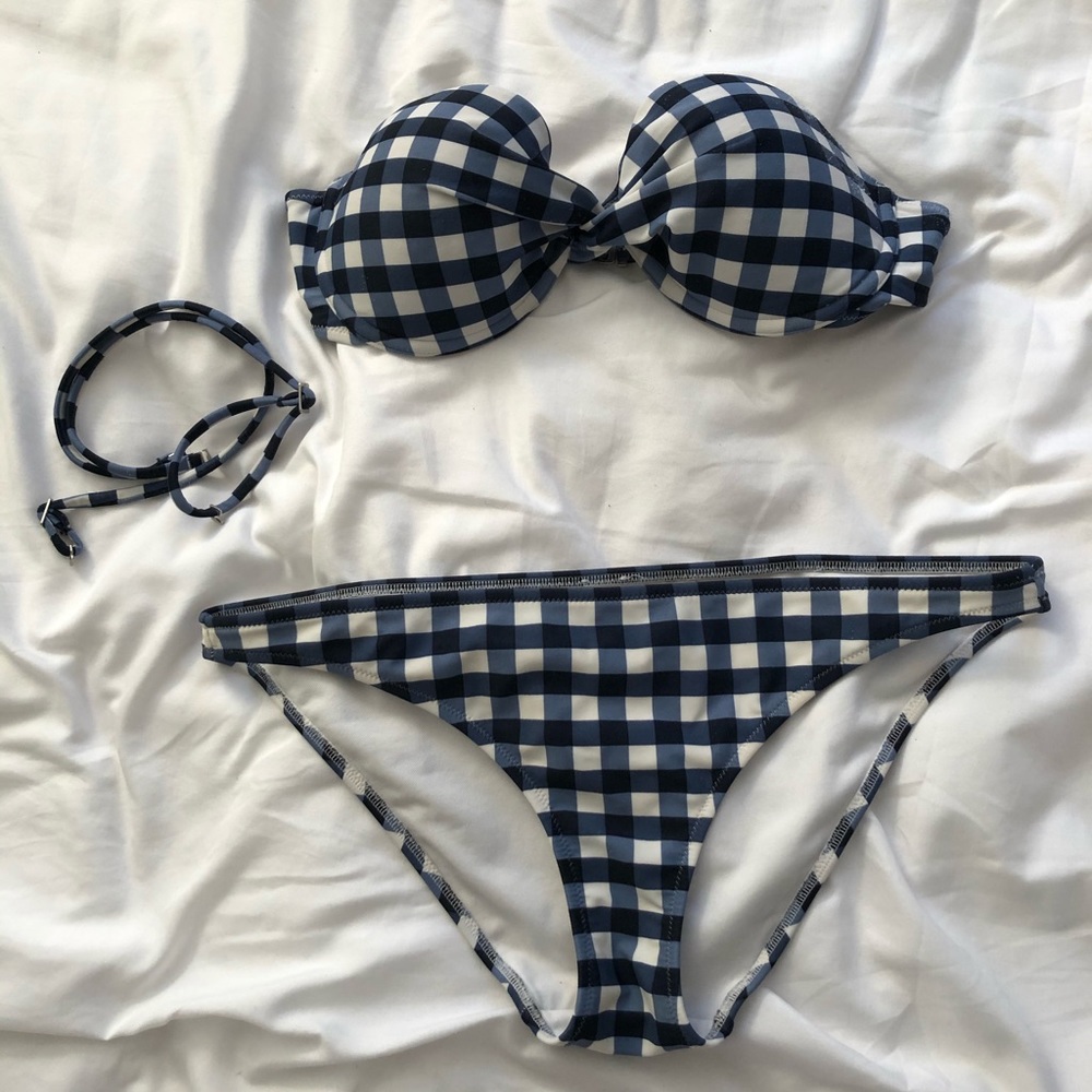 ABERCROMBIE GINGHAM BIKINI